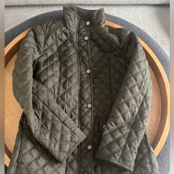 Lucky brand 🍀quilted army green jacket | lucky brand button up jacket - Picture 2 of 6